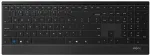 Klaviatuur Rapoo 9500M keyboard Mouse included Universal RF Wireless + Bluetooth Nordic Black