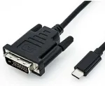 ROLINE 11.04.5830 video cable adapter 1 m USB Type-C DVI Black