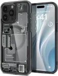 Spigen Kaitse&uuml;mbris Ultra Hybrid Zero One MagFit, Apple iPhone 15 Pro, tumehalli &auml;&auml;re ja MagSafe ringiga,