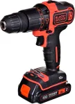 Noname Black&Decker BDCHD18BAFC cordless combi drill incl. case + 2 Batteries 1.5Ah + Accessories