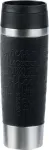 Emsa TRAVEL MUG Classic Grande thermal mug (black/stainless steel, 0.5 liters)