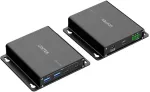 UNITEK Przedłużacz USB 5 Gb/s 100 m przez Ethernet z hubem