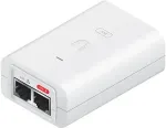 Ubiquiti POE-24-30W-WH, GB PoE Injector, 24V/1.25A 30W