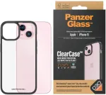 PANZERGLASS Kaitse&uuml;mbris ClearCase D3O, Apple iPhone 15, l&auml;bipaistev musta &auml;&auml;rega,