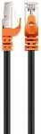 Schwaiger CAT 7 Netzwerkkabel S/FTP Ste/Ste 5m Schw/Orange