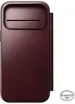 Nomad Modern Leather Folio mobile phone case 16 cm (6.3") Burgundy