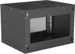 Intellinet Wandverteiler 19" 6 HE 540x400 Flatpack schwarz