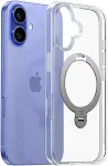 TORRAS UPRO OSTAND SPIN SERIES IPHONE 16 CLEAR