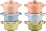STAUB Set 6x Mini Cocotte round 10 cm, multicolor