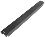 LANBERG 19" PLASTIC QUICK-MOUNT FIRE-RESISTANT BLIND PANEL 1U BLACK