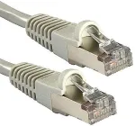 Lindy - Patch-Kabel - RJ-45 (M) bis RJ-45 (M) - 10 m - SFTP, PiMF - CAT 6a - geschirmt, halogenfrei, ohne Haken - Grau