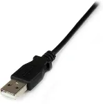StarTech.com 1m USB A - 5.5mm DC, USB A, Male/Male, Nickel, Black