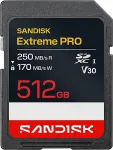 M&auml;lukaart SANDISK Extreme Pro 512 GB SDXC UHS-I
