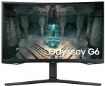 Monitor SAMSUNG 68,6cm/27" (2560x1440) Odyssey G6 S27BG650EU 16:9 1ms 2xHDMI DisplayPort VESA Pivot Speaker QHD 240Hz Curved Gaming Black
