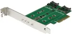 K&otilde;vaketas StarTech.com 3PT M.2 SSD CARD - PCIE 3.0 SATA CONTROLLER CARDS