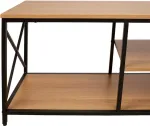 Home4you TV laud STUDY 140x40xH46,5cm, tamm/must
