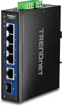 TRENDnet TI-G50611 Industrial DIN-Rail Switch 6-Port 2.5G mit 10G Ports