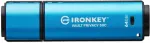 M&auml;lukaart Kingston IronKey Vault Privacy 50 64 GB, USB stick (light blue/black, USB-C 3.2 Gen 1)