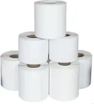 Heipa Jarltech Receipt Rolls, Normal Paper, 57 mm width, 18 m length, 50 rolls/box, EC-Cash, with Debit Text, white