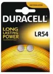 Duracell Patareid LR54, 2 tk pakis, 2 tk