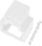 ALANTEC Blokada wtyku RJ45 przed nieautoryzowanym wypięciem, kolor przezroczysty (opakowanie 24 szt. + klucz)