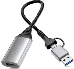 Equip Adapter USB-C/A->HDMI 1920x1080/ 60Hz Alu.