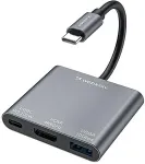 Wozinsky WHCH-01 USB 3.2 Gen 2 (3.1 Gen 2) Type-C 10000 Mbit/s Grey