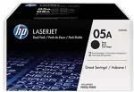 Tooner Hp 05A LaserJet Toner schwarz Standardkapazitt 2 x 2.300 Seiten 2er-Pack