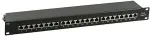 EFB Elektronik EFB-Elektronik - Patch Panel - Rack montierbar - RJ-45 X 24 - Schwarz, RAL 9005 - 1U - 48.3 cm (19")