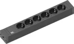 Bachmann Handwerkerleiste 12x Schutzkontakt 2m