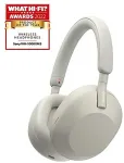 SONY WH-1000XM5 Headset Wired & Wireless Head-band Calls/Music Bluetooth Silver, White