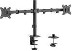 EQUIP Tischhalterung 17"-32"/2TFT 360&deg; H.verst. 9Kg schwarz lite Retail