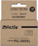 Tooner ACTIS KC-560 Ink (replacement for Canon PG-560XL; Supreme; 22 ml; black). Prints 50% more than OEM.