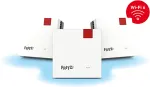 Fritz! Mesh Set 1600 3-pack (white/gray, 3x WLAN repeater 1200 AX)