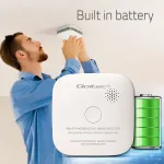 Qoltec Wireless smoke detector with battery alarm 85dB