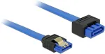 DeLOCK Verlngerungskabel SATA 6 Gb/s Buchse gerade > SATA Stecker mit Einrastfunktion gerade 30cm blau
