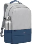 RIVACASE NB BACKPACK ANTI-THEFT 17.3"/7567 GREY/DARK BLUE