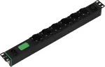 UPS Apc Easy Rack PDU Basic horizontal 1-phasig 2,3 kW 230 V 10 A 6 x SCHUKO- und 1 x C13-Steckdosen IEC60320 C14-Eingang