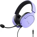 Trust GXT 489P FAYZO Headset Wired Head-band Gaming Black, Purple