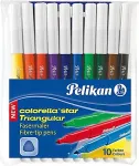 Pelikan viltpliiats, colorella star, kolmnurkne, 10 v&auml;rvi