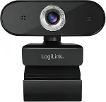 Veebikaamera Logilink Webcam 1080p FHD Webcam + Mikrofon schwarz