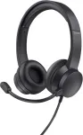 Trust HS-150 Headset Wired Head-band Office/Call center Black