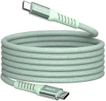 VERBATIM Sync&Charge 100W 120cm USB-C/USB-C Magnetic green 31855