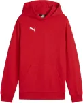 PUMA Team Goal Casuals Hoddy Sweatshirt Red 658619 01 152cm