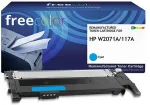 Tooner Freecolor Toner HP 117A (W2071A) cyan 700 Seiten