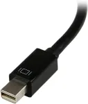 StarTech.com MDP2VGA2, Mini-DisplayPort, VGA, Male/Female, Black, 0.1, 1920 x 1200