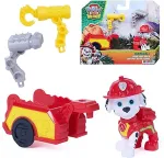 SPIN MASTER PAW Patrol : The Dino Movie, Marshall Dino Tool Pack, 2.5-Inch Action Figure with Attachable Rescue Trailer and 2 Interchangeable Tools, Preschool Toys for Boys and Girls Ages 3+