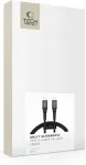 Tech-Protect USB-kaabel USB-C otsik <-> USB-C otsik, 1m, PD 100W / QC3.0, must, vastupidav,