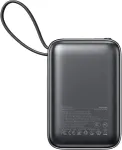 Joyroom v&otilde;imsuspank digitaalse ekraaniga Type-C, PD 22.5W, 20000 mAh sisseehitatud kahepoolse Type-C kaabliga, Black (JR-PBF29)