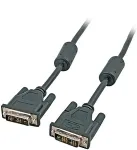 EFB DVI-D SingleLink,2x DVI-D 18+1,St.-St.,AWG 30.2m,sw